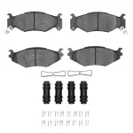 1551052201 - : DFC 5000 Advanced Pads - Semi-Metallic and Hardware Kit for DYNAMIC FRICTION Image