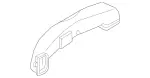 2058310700 - Heating and Ventilation: Air Duct for Mercedes-Benz Image