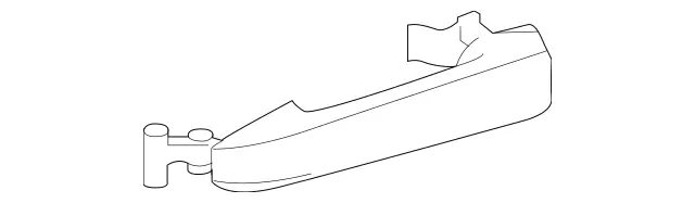 9067600170 - : Handle, Outside for Mercedes-Benz: Sprinter 2500, Sprinter 3500 Image