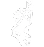 1667300337 - : Hinge for Mercedes-Benz: GL350, GL450, GL550, GL63 AMG, GLE300d, GLE350, GLE400, GLE550e, GLE63 AMG, GLS350d, GLS450, GLS550, GLS63 AMG, ML250, ML350, ML400, ML550, ML63 AMG Image