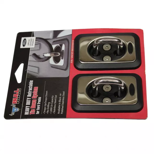 Bed Hooks, Polished Ss (Set Of 2) - Ford (VAC3Z-99000A64-B)