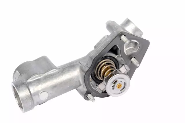 Engine Coolant Thermostat and Housing Assembly - GM (12638186)