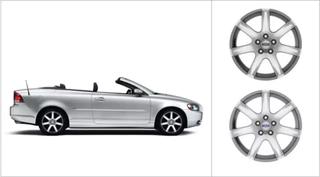 30633787 - Suspension: Aluminum rim Syrma 7.5 x 17in - Polished for Volvo: C70 Image