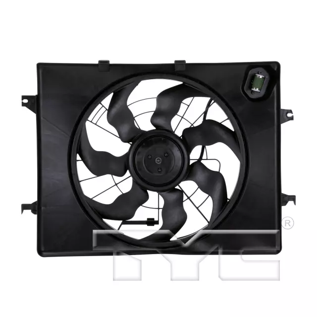 622630 - Cooling Systems: TYC Dual Radiator and Condenser Fan Assembly for TYC Image