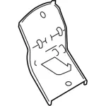 HB5Z16A507B - Body: Rear Bracket for Ford: Explorer, Police Interceptor Utility Image image