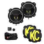 91401 - : Gravity(r) Titan(tm) 6" LED - Pair Pack - Spot Beam for KC HiLiTES Image