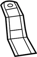 748K01MG0A - Body: Under Cover Bracket for Infiniti Image