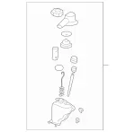 2303200014 - Springs, Suspension and Hydraulics: Container for Mercedes-Benz: SL500, SL55 AMG, SL550, SL600, SL63 AMG, SL65 AMG Image