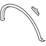 HC3Z9929164BA - Body: Wheel Opening Molding for Ford Image