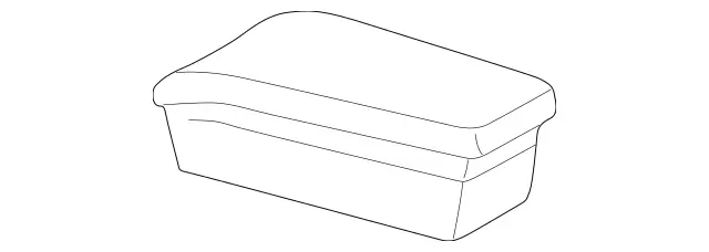 20868002397D54 - Body: Lid Assembly for Mercedes-Benz Image