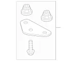 2226280500 - Steering: Threaded Plate for Mercedes-Benz Image