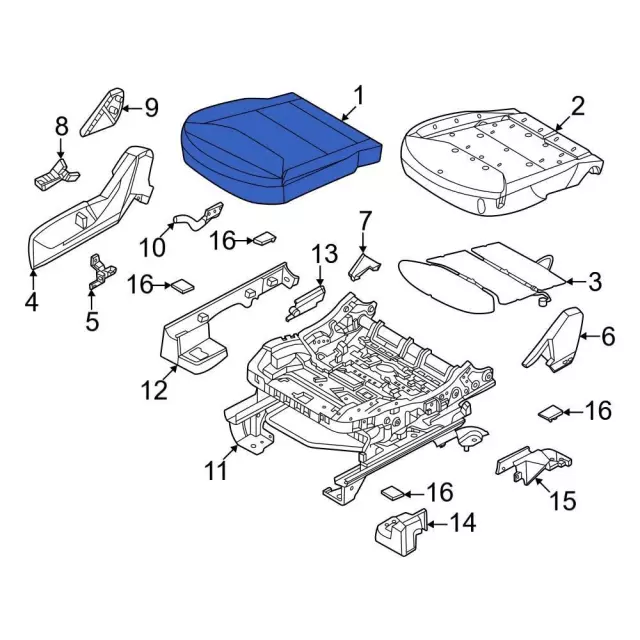 NZ6Z6062900AC - : 2024 Ford Maverick - Seat Cover for Ford: Maverick Image