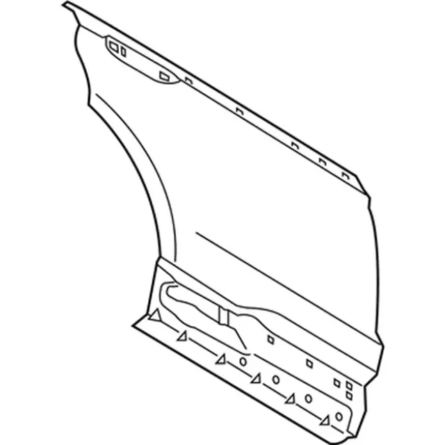 FT4Z5824700A - Body: Outer Panel for Ford: Edge Image