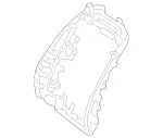 2059100142 - Driver Seat: Backrest Shell for Mercedes-Benz: C350e, C400, C450 AMG, C63 AMG, E300, E350, E43 AMG, E53 AMG, E63 AMG S, GLC300, GLC43 AMG, GLC63 AMG, GLC63 AMG S Image