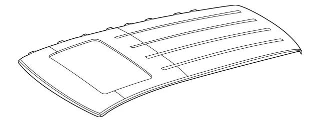 1676573700 - Roof: Paneling, Roof for Mercedes-Benz: GLE350, GLE450e, GLE580 Image image