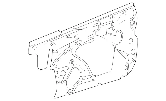 216727063064 - Front Doors: Seal for Mercedes-Benz: CL550, CL600, CL63 AMG, CL65 AMG Image