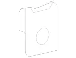 49943145 - Substructure: Clip-Type Nut for Mercedes-Benz Image