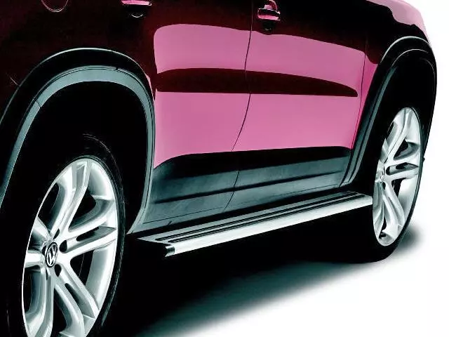 Side Steps - Brushed Aluminum Finish - Volkswagen (5N0-071-691-6M7)