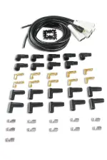 9000C - : Spark Plug Wire Set - Universal - 180 Deg White Ceramic Boots for ACCEL Image