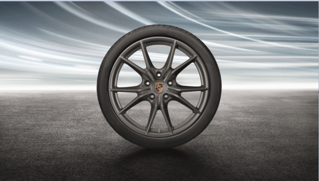 98204460204 - Wheels: 20-Inch Carrera S Summer Wheel-And-Tire Set for Porsche: 718 Boxster, 718 Cayman Image