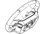 AA8Z3600EA - Steering: Steering Wheel for Ford: Flex Image