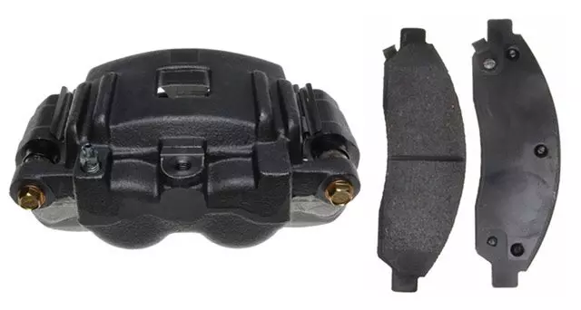 19183676 - : Front Passenger Side Disc Brake Caliper Assembly (Loaded Non-Coated), Remanufactured for GM Image