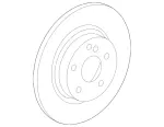 246423011207 - : Brake Disk, Unventilated for Mercedes-Benz Image