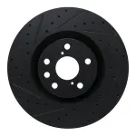63375054D - : DFC Brake Rotor - Drilled and Slotted - Black for DYNAMIC FRICTION Image