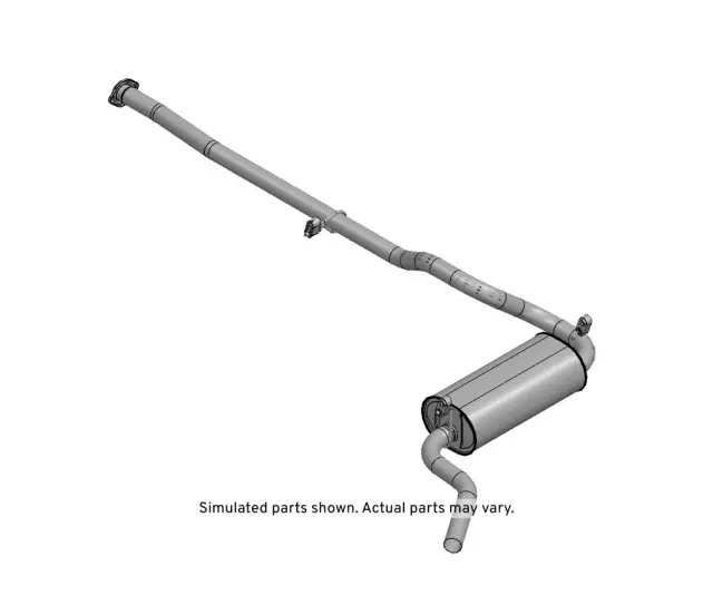 84757029 - : Muffler &amp; Pipe Assembly for Chevrolet: Express 2500, Express 3500 | GMC: Savana 2500, Savana 3500 Image