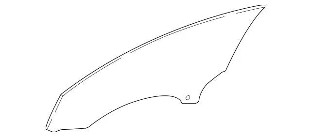 2137350400 - Rear Doors: Side Window Pane, Fixed for Mercedes-Benz: E53 AMG, E63 AMG S Image image