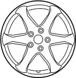 40300AL325 - : Wheel, Alloy for INFINITI: G35 Image
