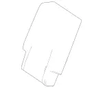 24792030049E43 - Body: Seat Back Cover for Mercedes-Benz Image