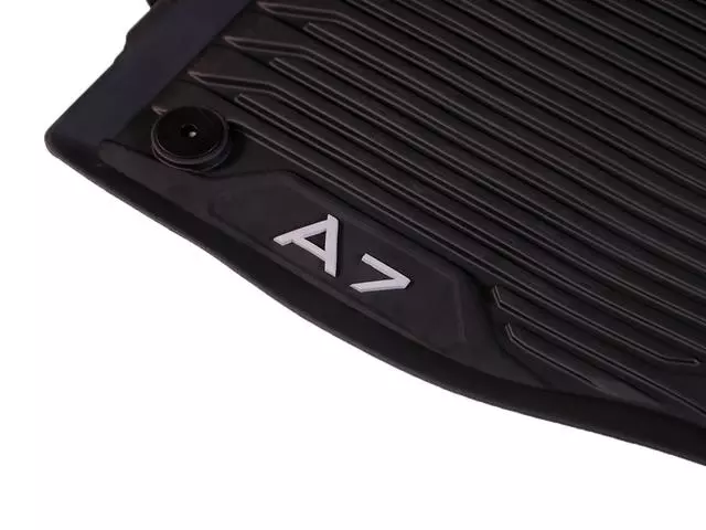 A7 (2019+) All-Weather Floor Mats Set, Front - Black - Audi (4K8-061-221-041)