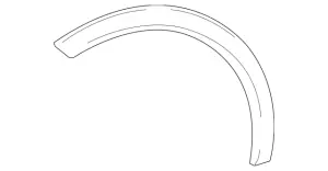 166-884-87-22-9999 - Wheel Arch Cover Mercedes-Benz USA Parts