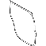 JL1Z4025324A - Body: Door Weather-strip for Ford: Expedition | Lincoln: Navigator Image