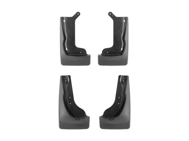 110176120176 - : Black MudFlap No-Drill DigitalFit® MudFlap Kit for WeatherTech Image