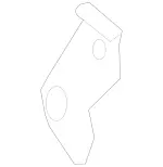 2535014801 - Radiator: Holder for Mercedes-Benz: C63 AMG, C63 AMG S, GLC63 AMG, GLC63 AMG S Image