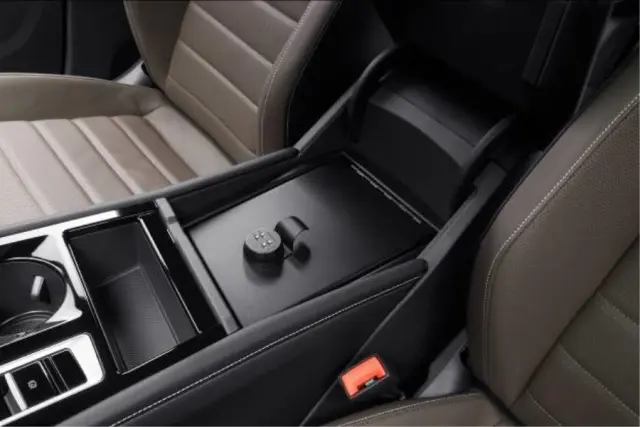 3CN061136A - Interior: Security Console Safe By Tuffy Security for Volkswagen: Atlas Image