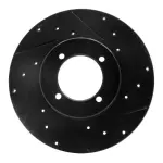 63367004R - : DFC Brake Rotor - Drilled and Slotted - Black for DYNAMIC FRICTION Image