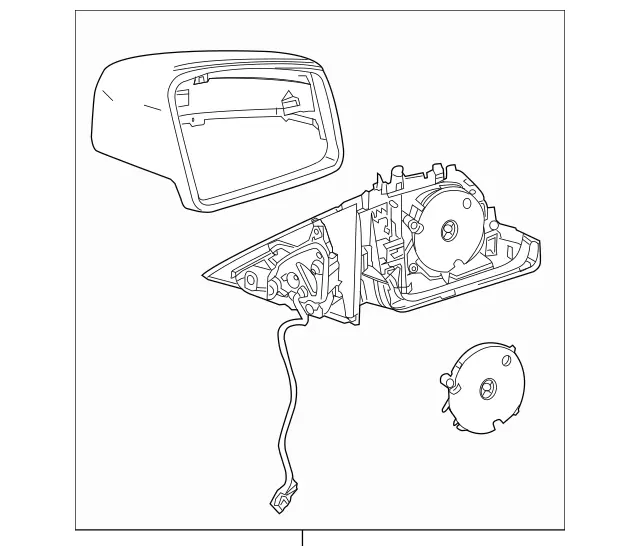 2078101576 - Front Doors: Mirror Frame for Mercedes-Benz: E550 Image image