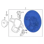 HL3Z3600EE - : Steering Wheel for Ford: F-150 Image