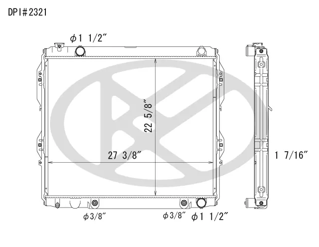 A2321 - : Koyorad Radiator for Koyo Image