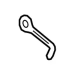 BC3Z2821971B - Body: Lever for Ford: F-250 Super Duty, F-350 Super Duty, F-450 Super Duty Image