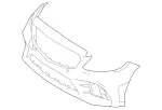 20588015409999 - Body: Bumper Cover for Mercedes-Benz Image