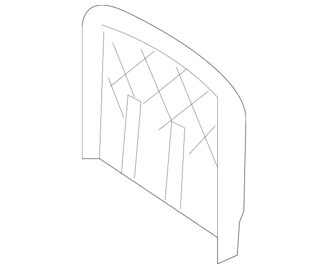 20997501278J12 - Body: Rear Cover for Mercedes-Benz Image