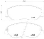 355012371 - : Disc Brake Pad Set for Hella Pagid Image