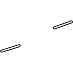 8C3Z99431A79A - : Link Rod for Ford: F-250 Super Duty, F-350 Super Duty, F-450 Super Duty Image