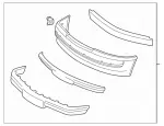 2018801070 - Special Equipment: Bumper, Front for Mercedes-Benz: 190, 190D, 190E Image