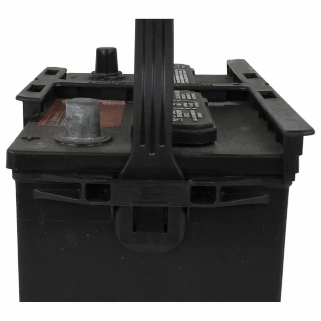 BXT56A - Electrical: Motorcraftâ„¢ Battery for Ford: Aerostar, Bronco II, Country Squire, E-150 Econoline, E-150 Econoline Club Wagon, E-250 Econoline, E-250 Econoline Club Wagon, E-350 Econoline, E-350 Econoline Club Wagon, LTD, LTD Crown Victoria, Probe, Thunderbird | Lincoln: Continental, Town Car | Mercury: Colony Park, Grand Marquis, Marquis Image