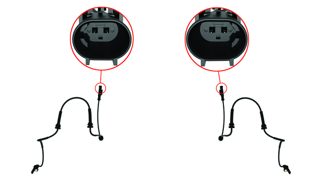 Anti-lock Brakes Sensor, Front - Mopar (68372048AA)